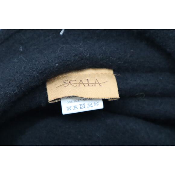 Scala Women’s Knit Wool Cloche With Flower‎ One Size - Picture 5 of 7